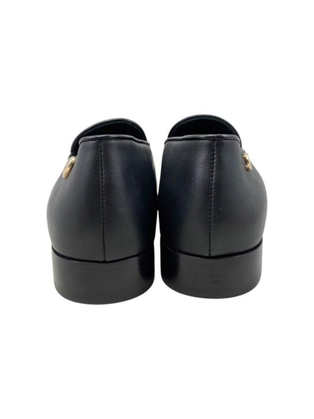 Chanel Loafers Coco Mark Heart Moccasins 94305 Size 37 Calfskin - Picture 4 of 11
